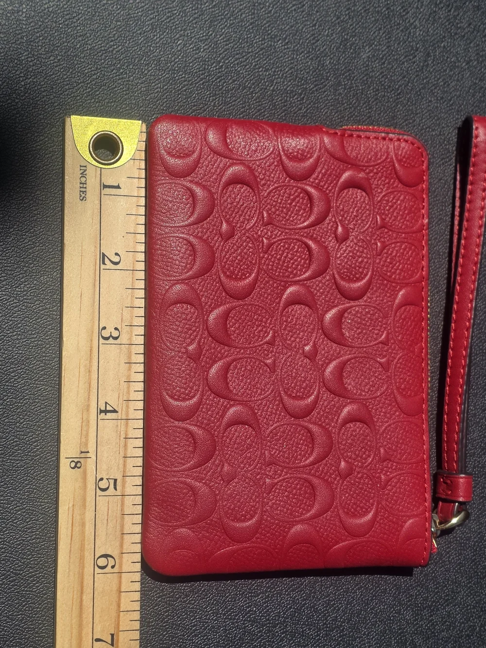 Coach compact wristlet